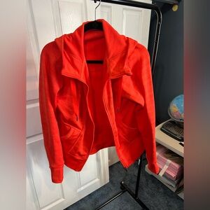 Athleta fleece lined zip up jacket